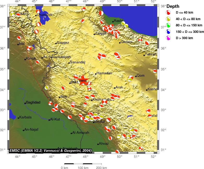 Regional moment Tensor