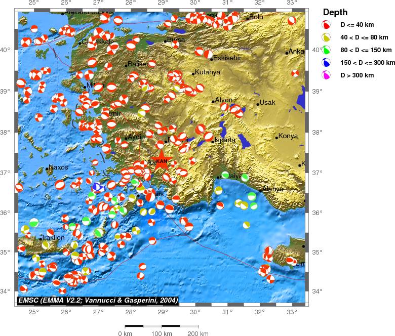 Regional moment Tensor