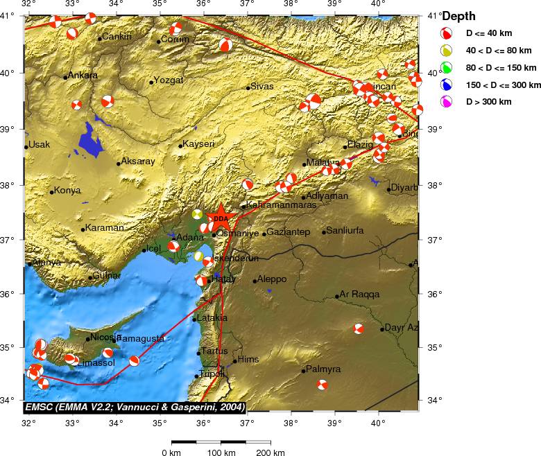 Regional moment Tensor