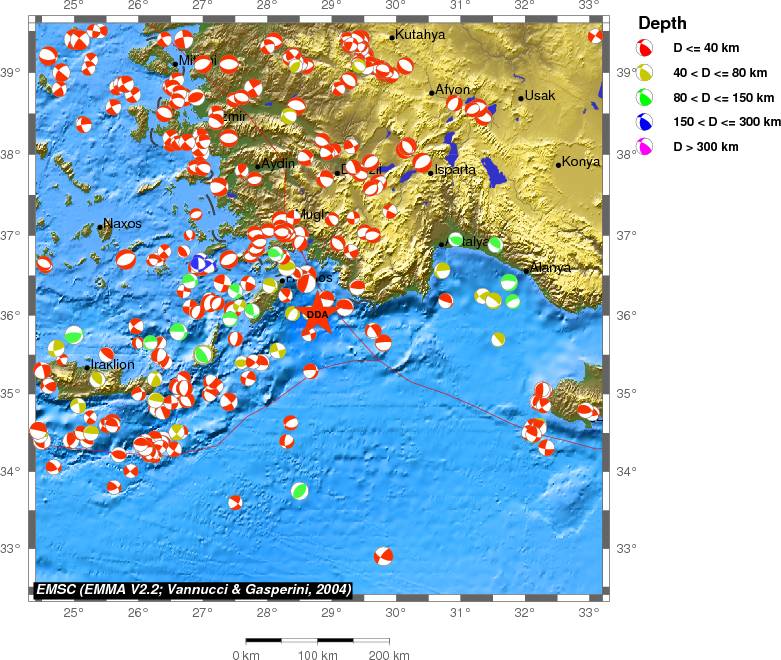 Regional moment Tensor