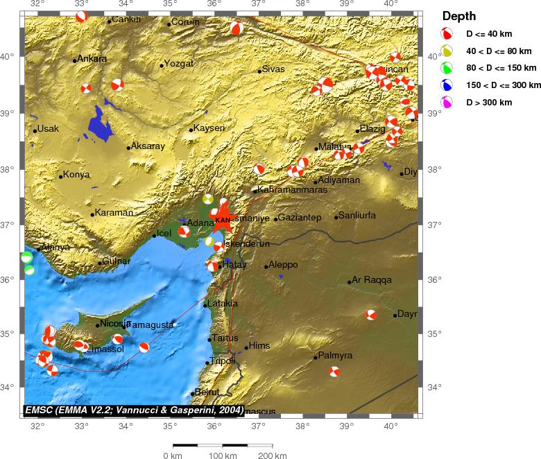 Regional moment Tensor