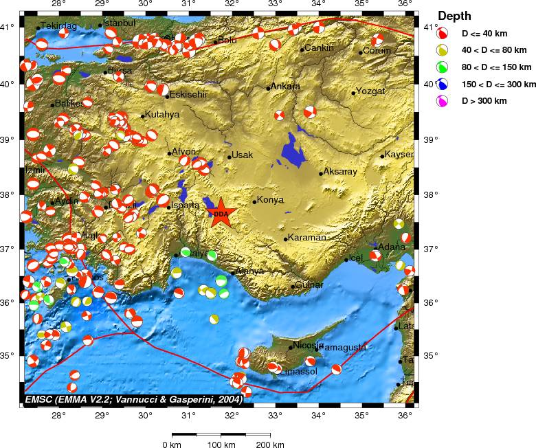 Regional moment Tensor