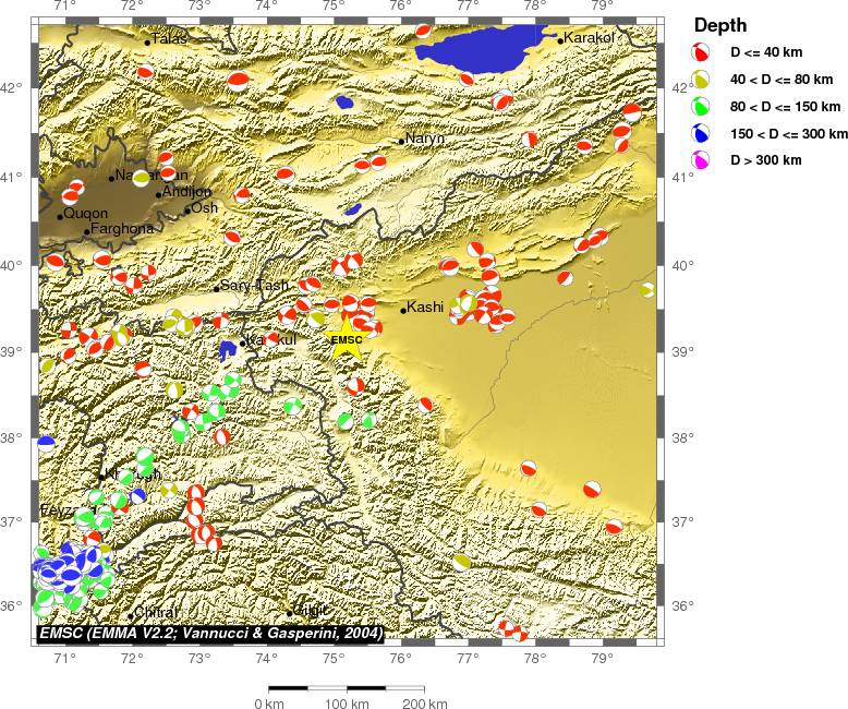Regional moment Tensor
