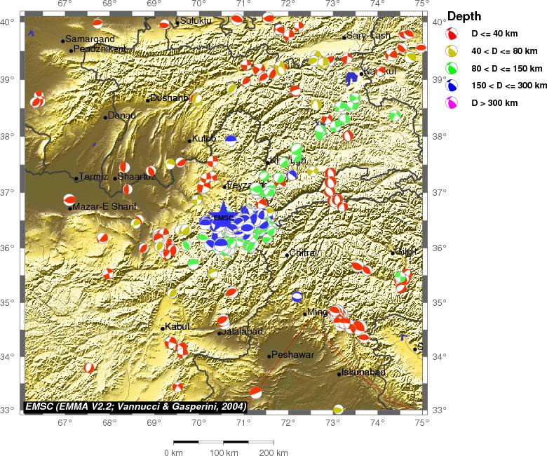 Regional moment Tensor
