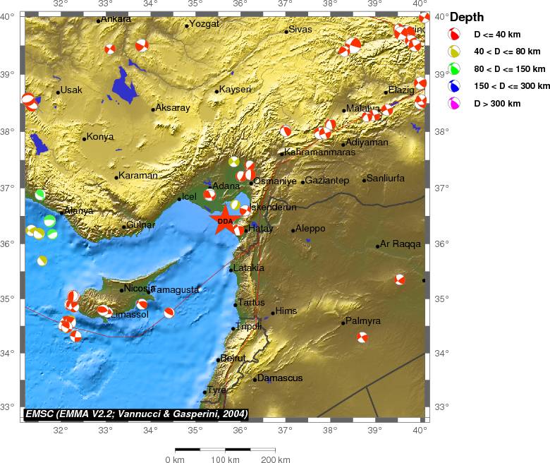 Regional moment Tensor