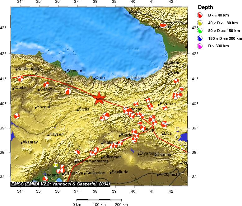 Regional moment Tensor