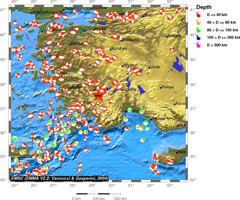 Regional moment Tensor