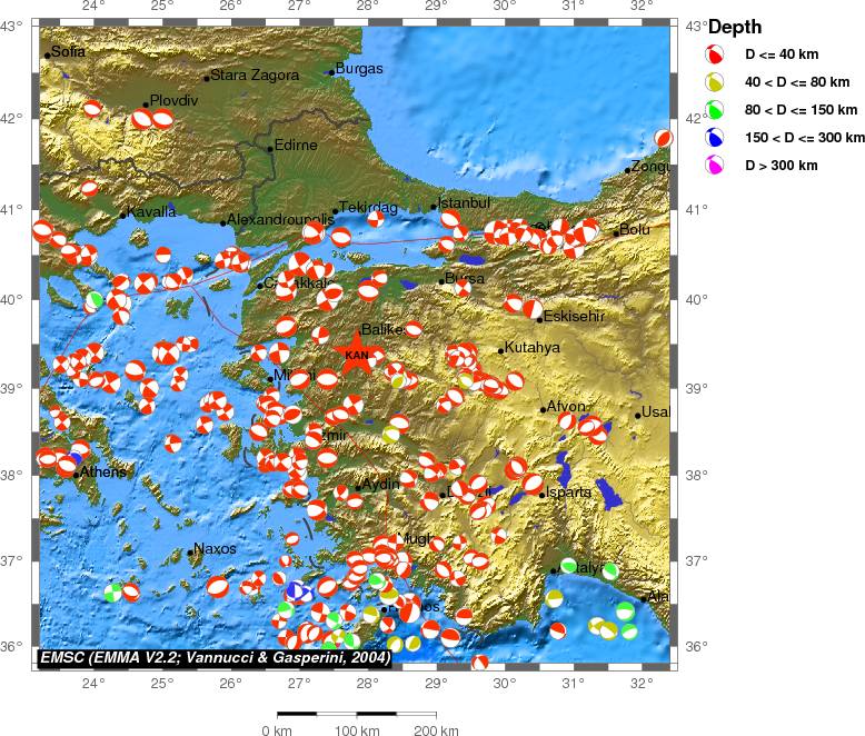 Regional moment Tensor