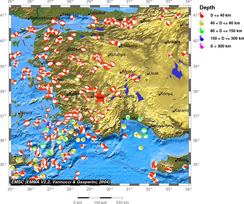 Regional moment Tensor