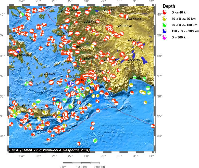 Regional moment Tensor