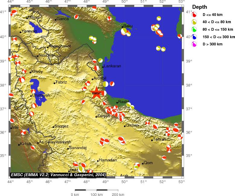Regional moment Tensor