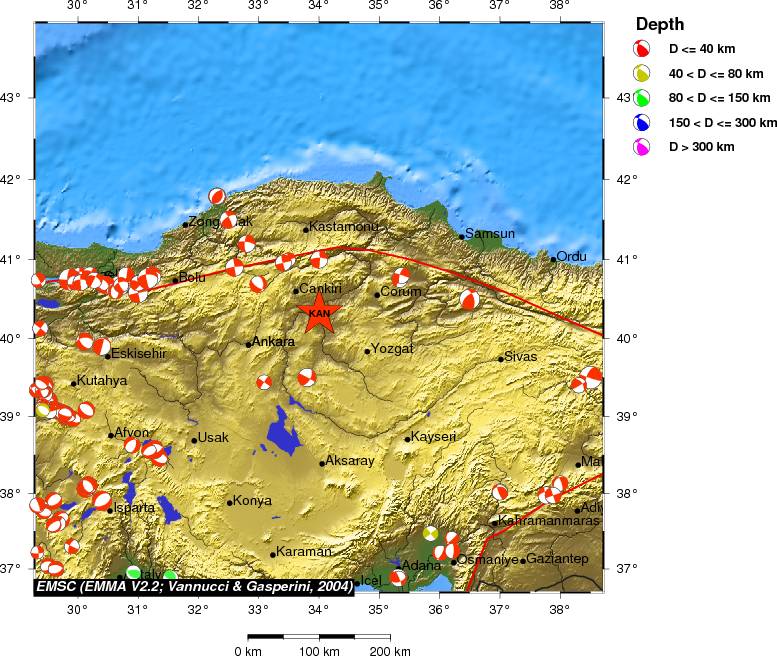 Regional moment Tensor