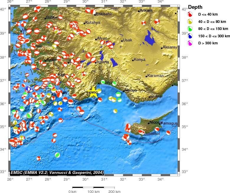 Regional moment Tensor