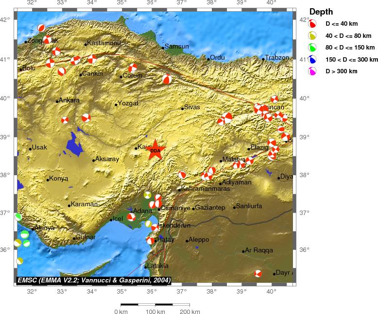 Regional moment Tensor