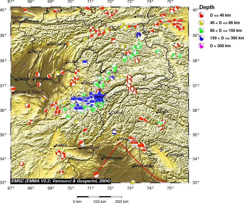 Regional moment Tensor