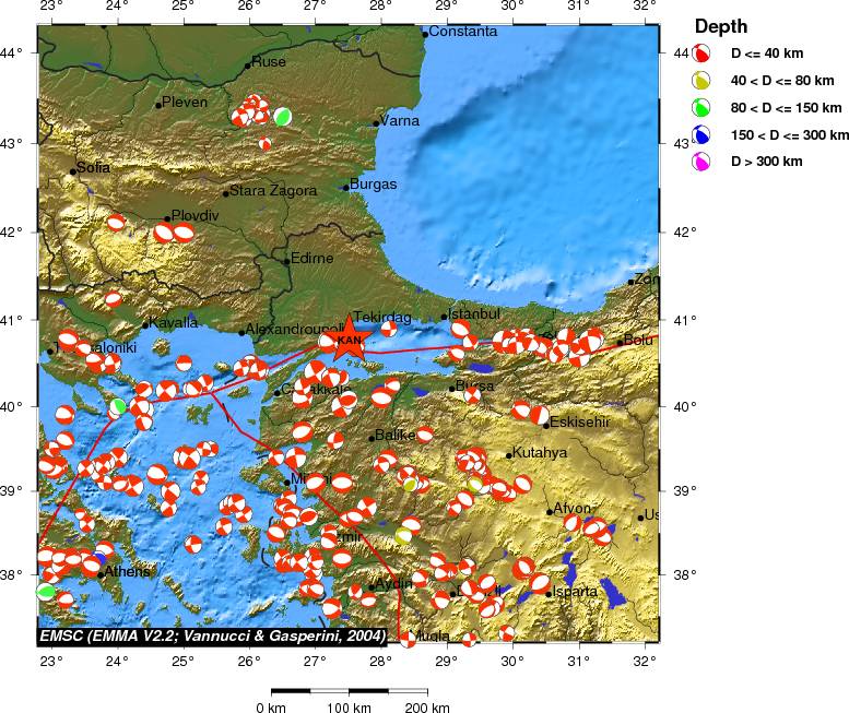 Regional moment Tensor