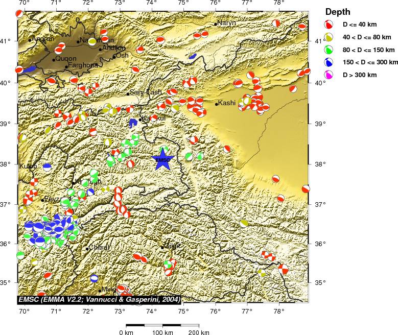 Regional moment Tensor