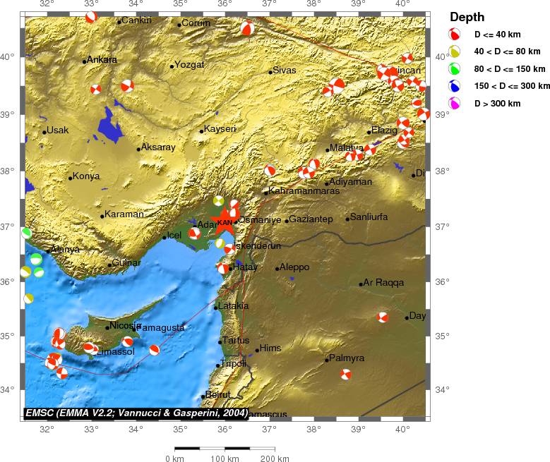 Regional moment Tensor
