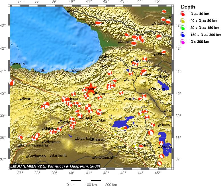 Regional moment Tensor