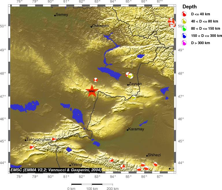 Regional moment Tensor