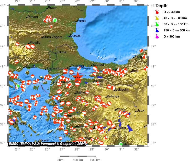 Regional moment Tensor