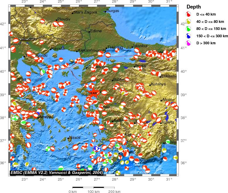 Regional moment Tensor