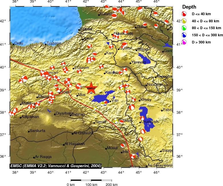 Regional moment Tensor