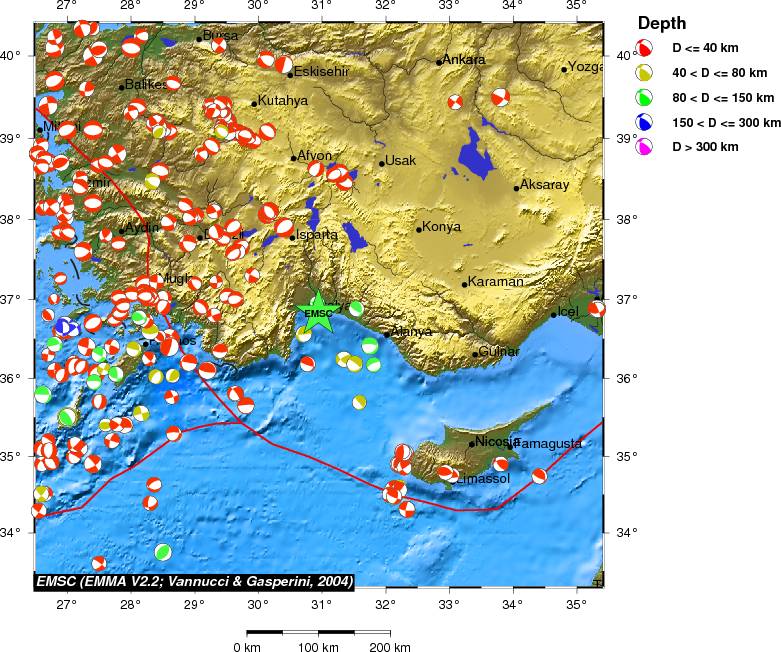 Regional moment Tensor