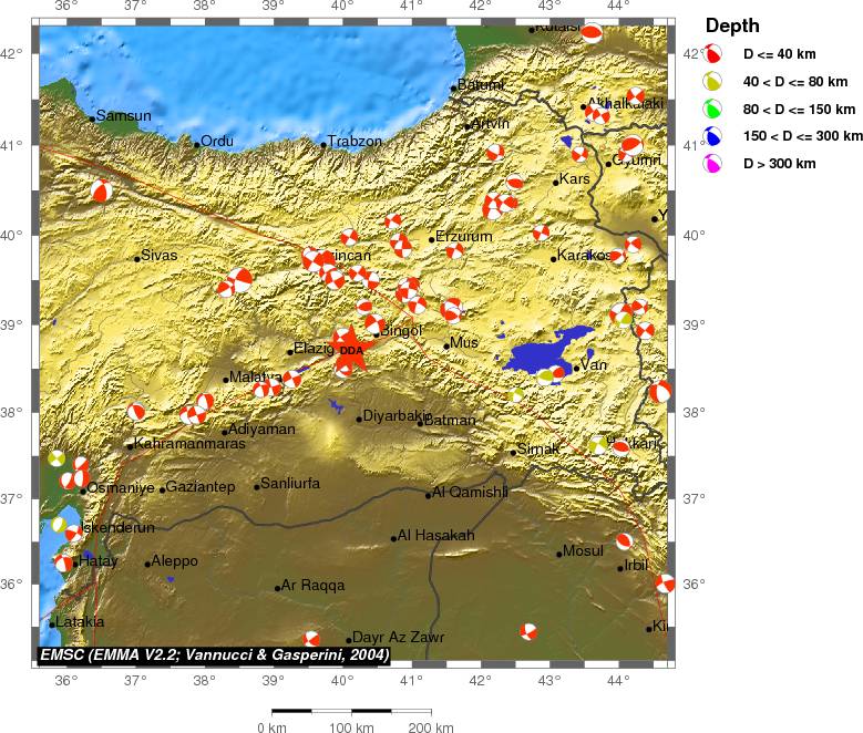 Regional moment Tensor