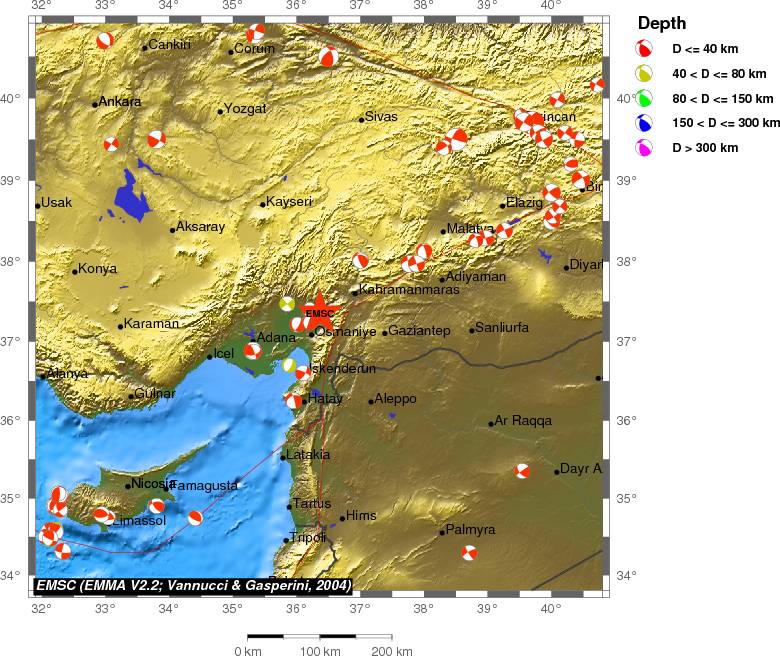 Regional moment Tensor