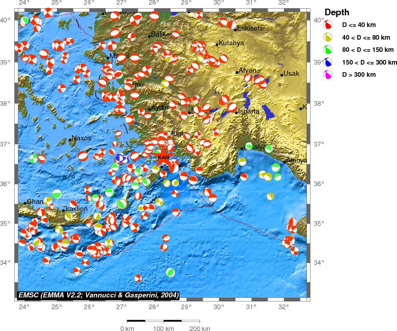 Regional moment Tensor