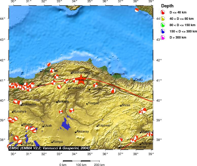 Regional moment Tensor