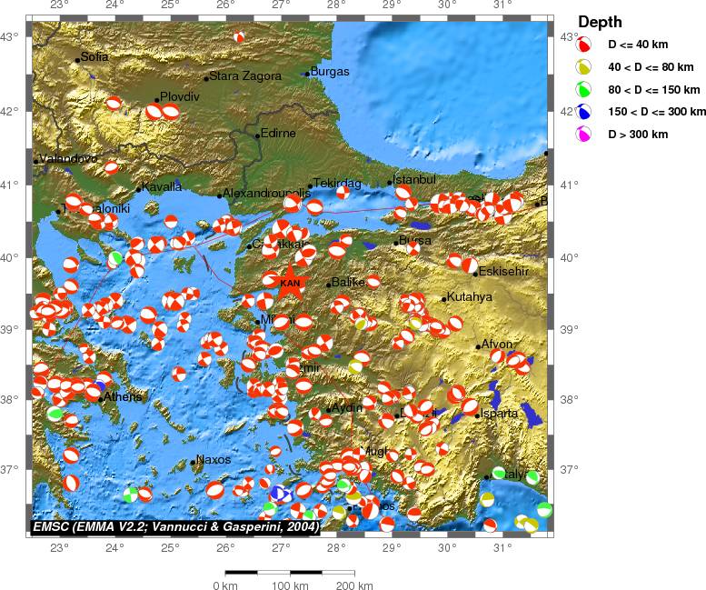 Regional moment Tensor