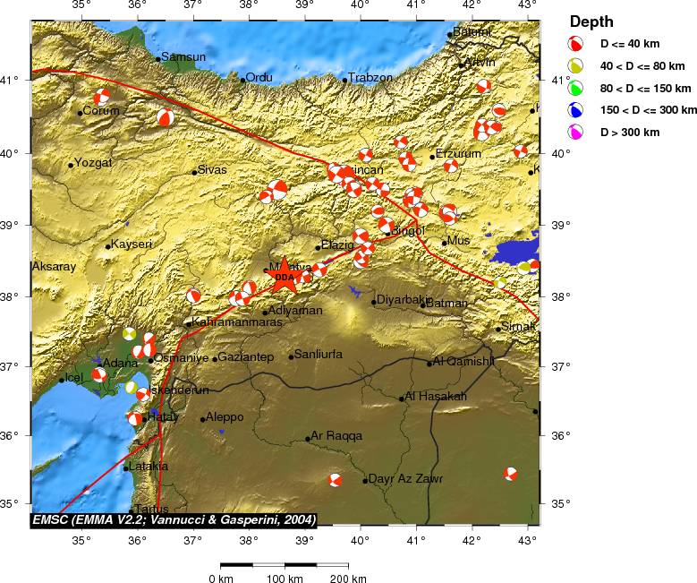 Regional moment Tensor