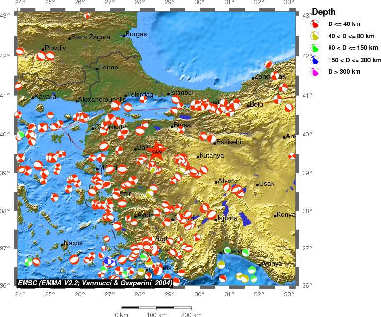 Regional moment Tensor