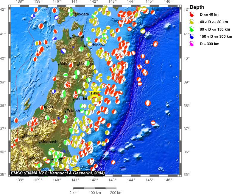 Regional moment Tensor