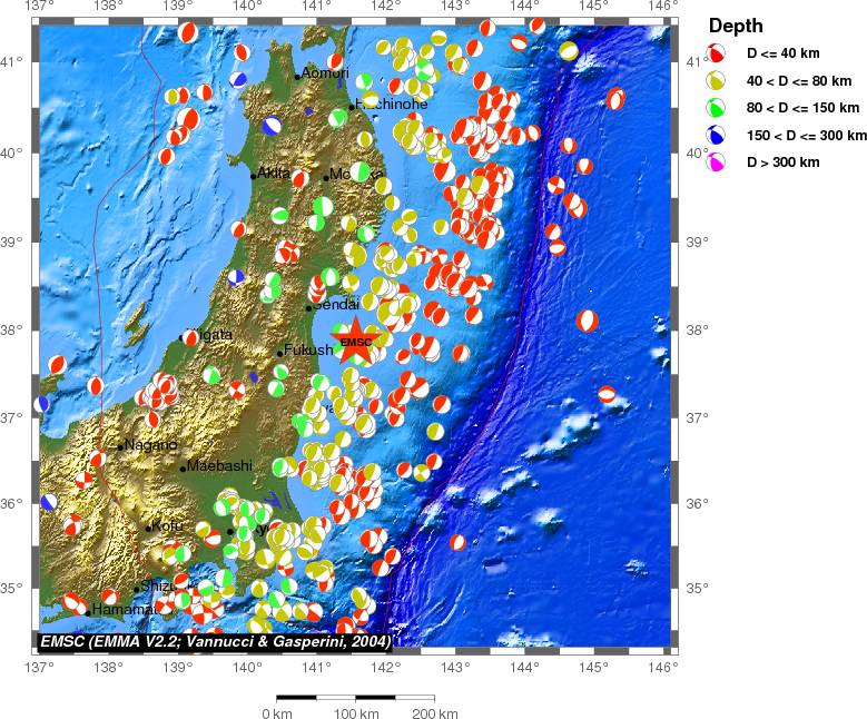 Regional moment Tensor