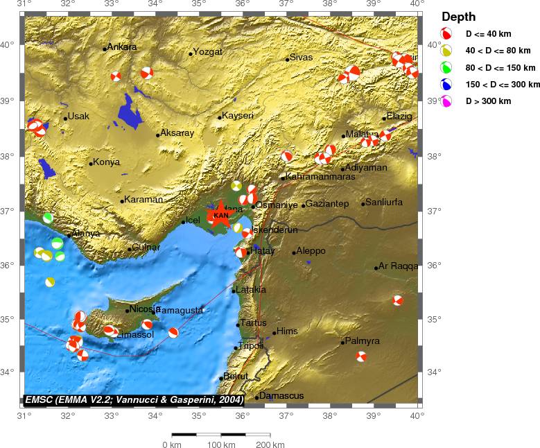 Regional moment Tensor