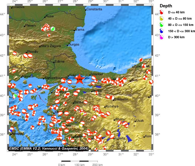 Regional moment Tensor