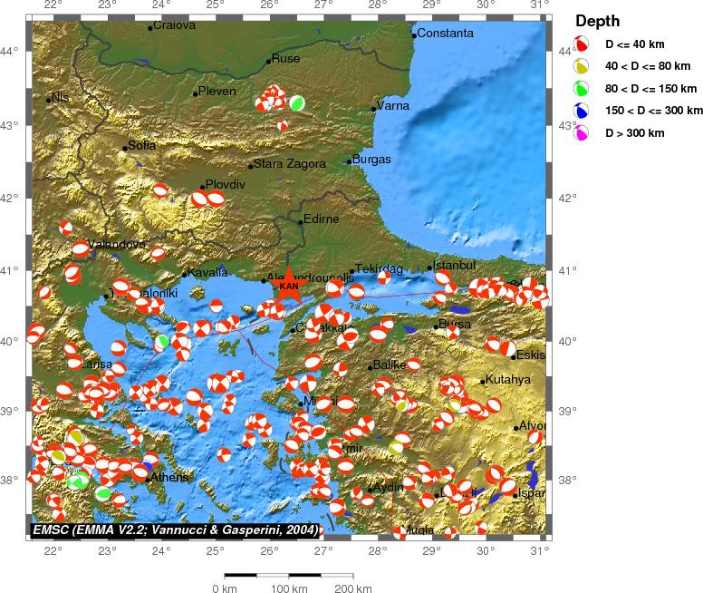 Regional moment Tensor