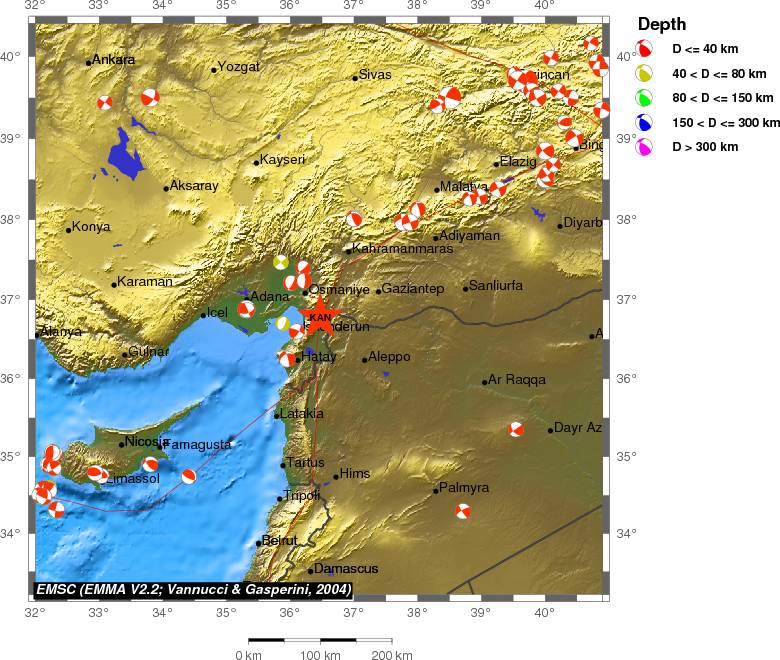Regional moment Tensor
