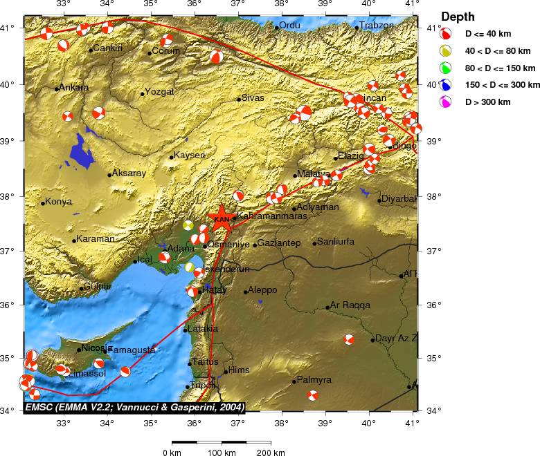 Regional moment Tensor