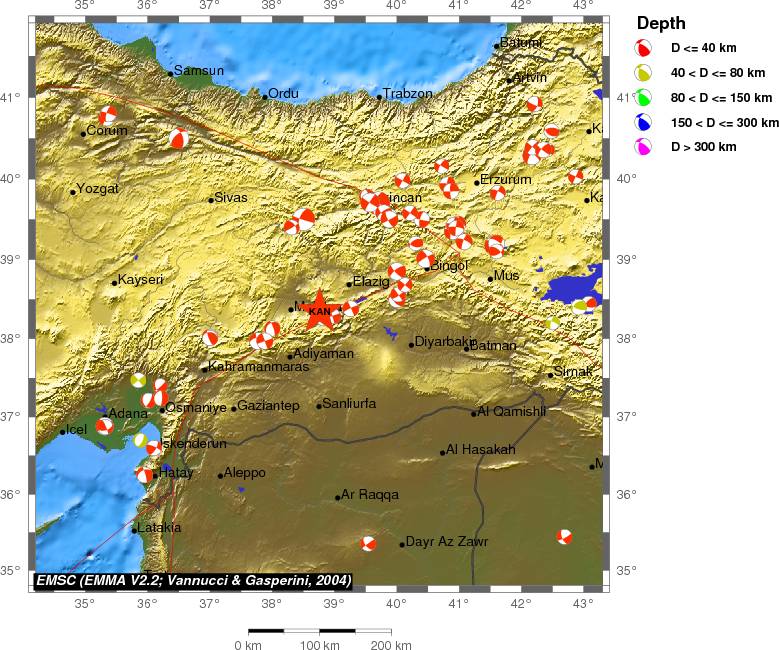 Regional moment Tensor