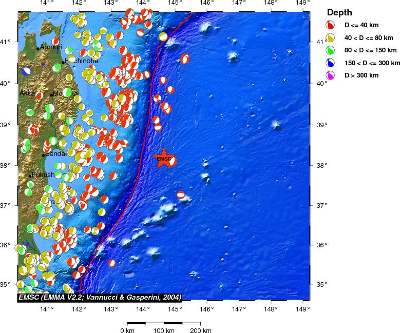 Regional moment Tensor