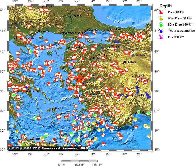 Regional moment Tensor