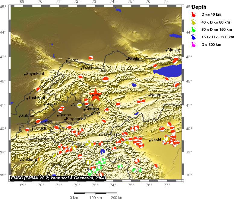 Regional moment Tensor