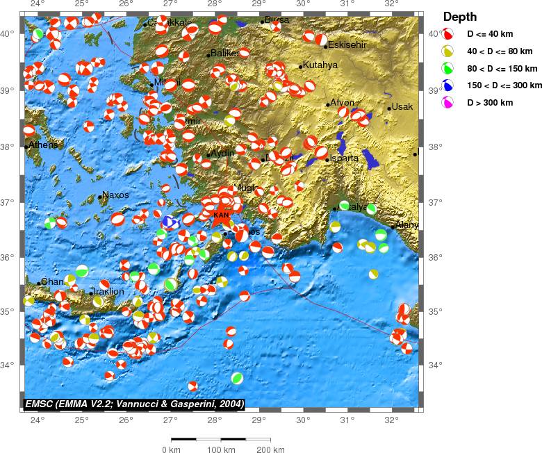 Regional moment Tensor