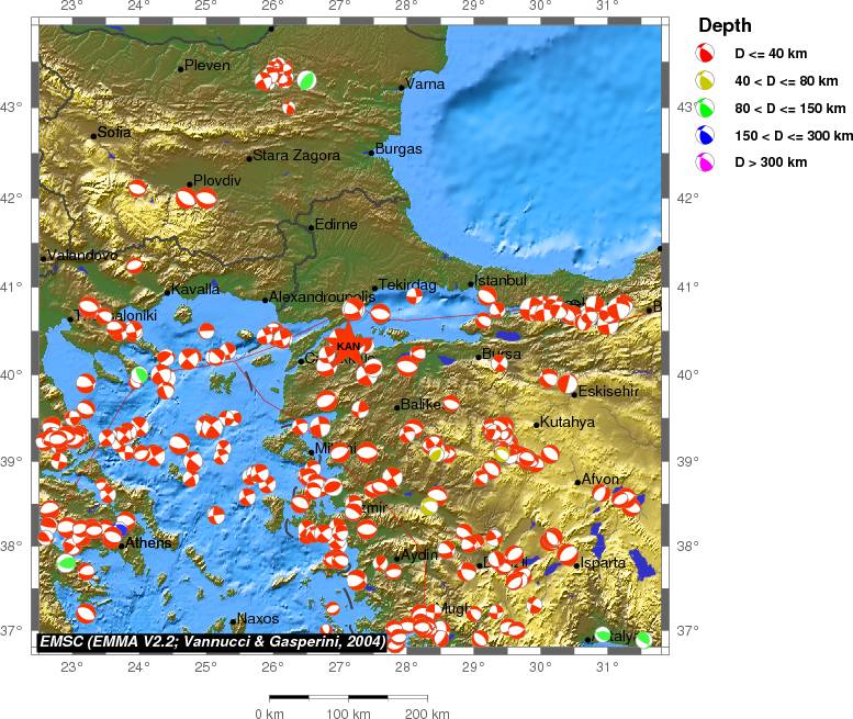 Regional moment Tensor