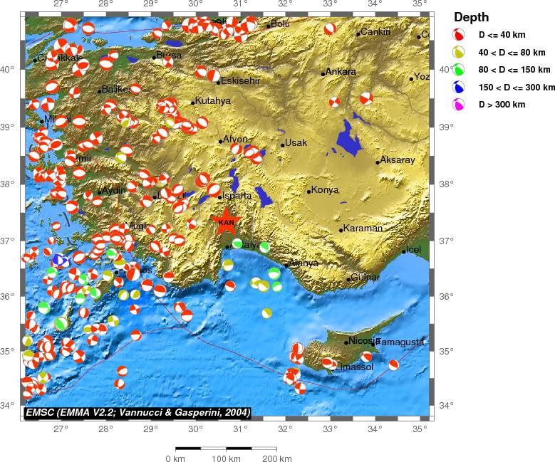 Regional moment Tensor