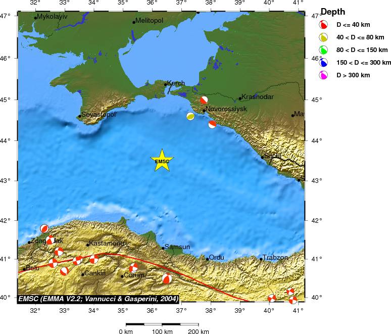 Regional moment Tensor